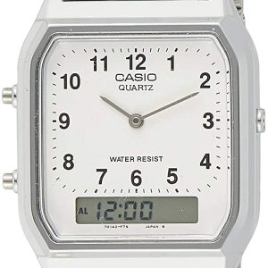 Casio Herrklocka AQ-230A-7BMQ Quartz Vit/Stål