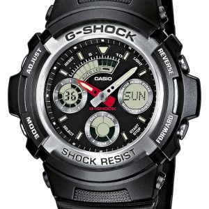 Casio Herrklocka AW-590-1AER G-Shock Svart/Resinplast Ø46.4 mm