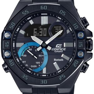 Casio Herrklocka ECB-10PB-1AEF Edifice Grå/Gummi Ø48.5 mm