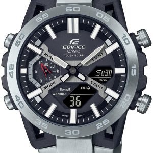 Casio Herrklocka ECB-2000D-1AEF Edifice Grå/Stål Ø51 mm