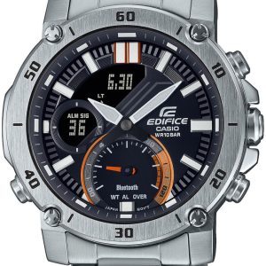 Casio Herrklocka ECB-20D-1AEF Edifice Svart/Stål Ø46 mm