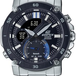 Casio Herrklocka ECB-20DB-1AEF Edifice Svart/Stål Ø46 mm