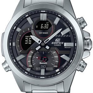 Casio Herrklocka ECB-30D-1AEF Edifice Grå/Stål Ø48.7 mm