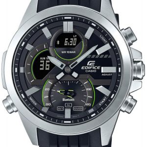 Casio Herrklocka ECB-30P-1AEF Edifice Svart/Gummi Ø48.7 mm