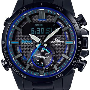 Casio Herrklocka ECB-800DC-1AEF Edifice Grå/Stål Ø49 mm