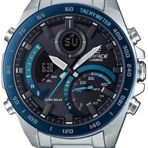 Casio Herrklocka ECB-900DB-1BER Edifice Svart/Stål Ø48 mm