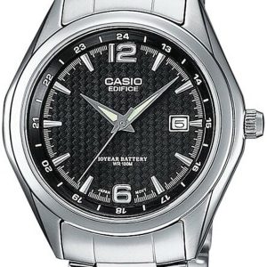 Casio Herrklocka EF-121D-1AVEG Edifice Svart/Stål Ø40 mm