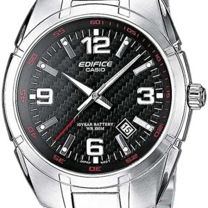 Casio Herrklocka EF-125D-1AVEG Edifice Svart/Stål Ø40 mm