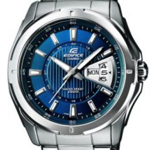 Casio Herrklocka EF-129D-2AVEF Edifice Blå/Stål Ø44.8 mm