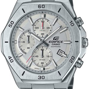 Casio Herrklocka EFB-680D-7AVUEF Edifice Silverfärgad/Stål Ø45.8 mm