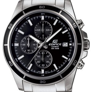 Casio Herrklocka EFR-526D-1AVUEF Edifice Svart/Stål Ø43.8 mm