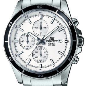 Casio Herrklocka EFR-526D-7AVUEF Edifice Vit/Stål Ø43.8 mm