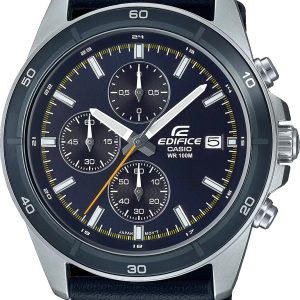 Casio Herrklocka EFR-526L-2CVUEF Edifice Blå/Läder Ø48 mm