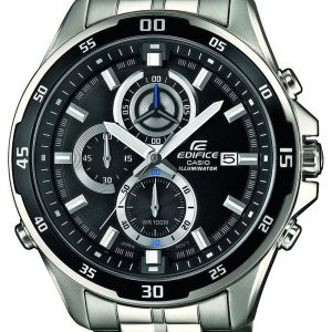 Casio Herrklocka EFR-547D-1AVUEF Edifice Svart/Stål Ø47 mm