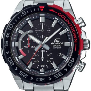 Casio Herrklocka EFR-566DB-1AVUEF Edifice Svart/Stål Ø49 mm