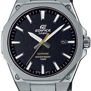 Casio Herrklocka EFR-S108D-1AVUEF Svart/Stål Ø39.9 mm