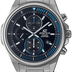 Casio Herrklocka EFR-S572D-1AVUEF Edifice Svart/Stål Ø45 mm