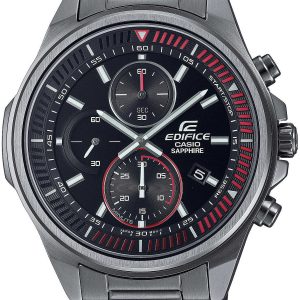 Casio Herrklocka EFR-S572DC-1AVUEF Edifice Svart/Stål Ø45 mm