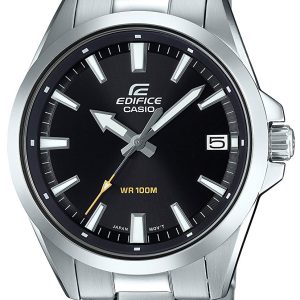 Casio Herrklocka EFV-100D-1AVUEF Edifice Svart/Stål Ø42 mm