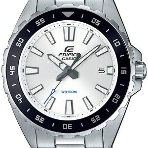 Casio Herrklocka EFV-130D-7AVUEF Edifice Silverfärgad/Stål Ø43.8 mm