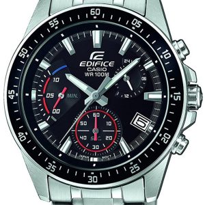 Casio Herrklocka EFV-540D-1AVUEF Edifice Svart/Stål Ø48.5 mm