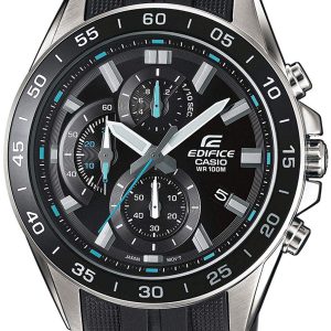 Casio Herrklocka EFV-550P-1AVUEF Edifice Svart/Resinplast Ø47 mm