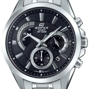 Casio Herrklocka EFV-580D-1AVUEF Edifice Svart/Stål Ø43.8 mm