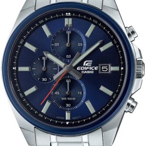 Casio Herrklocka EFV-610DB-2AVUEF Edifice Blå/Stål Ø44 mm