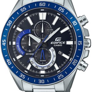 Casio Herrklocka EFV-620D-1A2VUEF Edifice Svart/Stål Ø50.5 mm