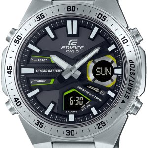 Casio Herrklocka EFV-C110D-1A3VEF Edifice Grå/Stål Ø46.9 mm