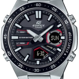 Casio Herrklocka EFV-C110D-1A4VEF Edifice Grå/Stål Ø46.9 mm