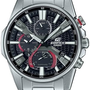 Casio Herrklocka EQB-1200D-1AER Edifice Svart/Stål Ø45.2 mm