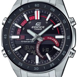 Casio Herrklocka ERA-120DB-1AVEF Edifice Svart/Stål Ø46.9 mm