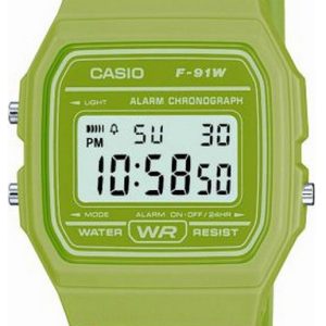 Casio Herrklocka F-91WC-3AEF Collection LCD/Resinplast