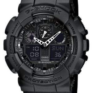 Casio Herrklocka GA-100-1A1ER G-Shock Svart/Resinplast Ø51.2 mm