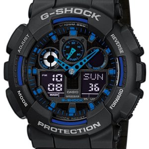 Casio Herrklocka GA-100-1A2ER G-Shock LCD/Resinplast Ø51.2 mm