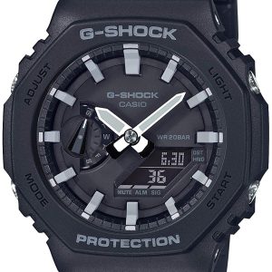 Casio Herrklocka GA-2100-1AER G-Shock Svart/Resinplast Ø45.4 mm