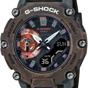 Casio Herrklocka GA-2200MFR-5AER G-Shock Svart/Resinplast Ø47.1 mm