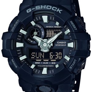 Casio Herrklocka GA-700-1BER G-Shock Svart/Resinplast Ø53.4 mm