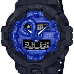 Casio Herrklocka GA-700BP-1AER G-Shock Blå/Resinplast Ø53.4 mm