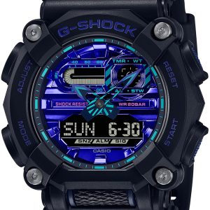 Casio Herrklocka GA-900VB-1AER G-Shock Blå/Resinplast Ø49.5 mm