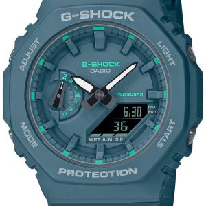 Casio Herrklocka GMA-S2100GA-3AER G-Shock Grön/Resinplast Ø43 mm