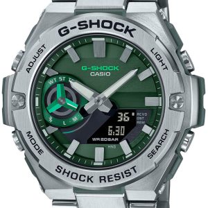 Casio Herrklocka GST-B500AD-3AER G-Shock Grön/Stål Ø48.9 mm