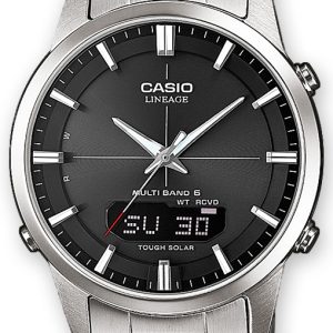 Casio Herrklocka LCW-M170D-1AER Radio Controlled Svart/Stål Ø39 mm