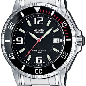 Casio Herrklocka MTD-1053D-1A Svart/Stål Ø43 mm