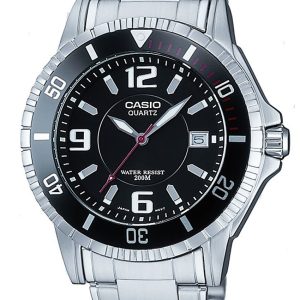 Casio Herrklocka MTD-1053D-1AVES Collection Svart/Stål Ø42.6 mm