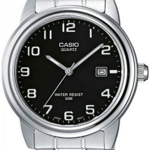 Casio Herrklocka MTP-1221A-1AVEG Svart/Stål Ø44.2 mm