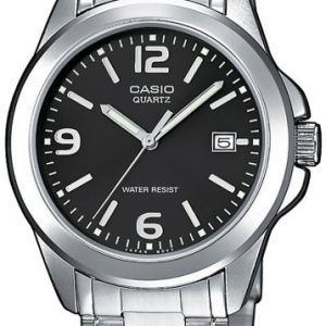 Casio Herrklocka MTP-1259PD-1AEG Collection Svart/Stål Ø42 mm