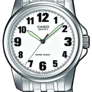 Casio Herrklocka MTP-1260PD-7BEF Collection Vit/Stål Ø46 mm