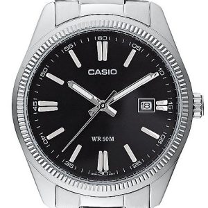 Casio Herrklocka MTP-1302PD-1A1VEF Collection Svart/Stål Ø44 mm